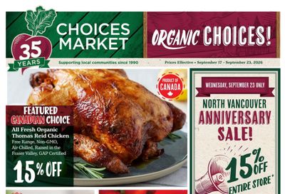 Choices Market Flyer September 17 to 23