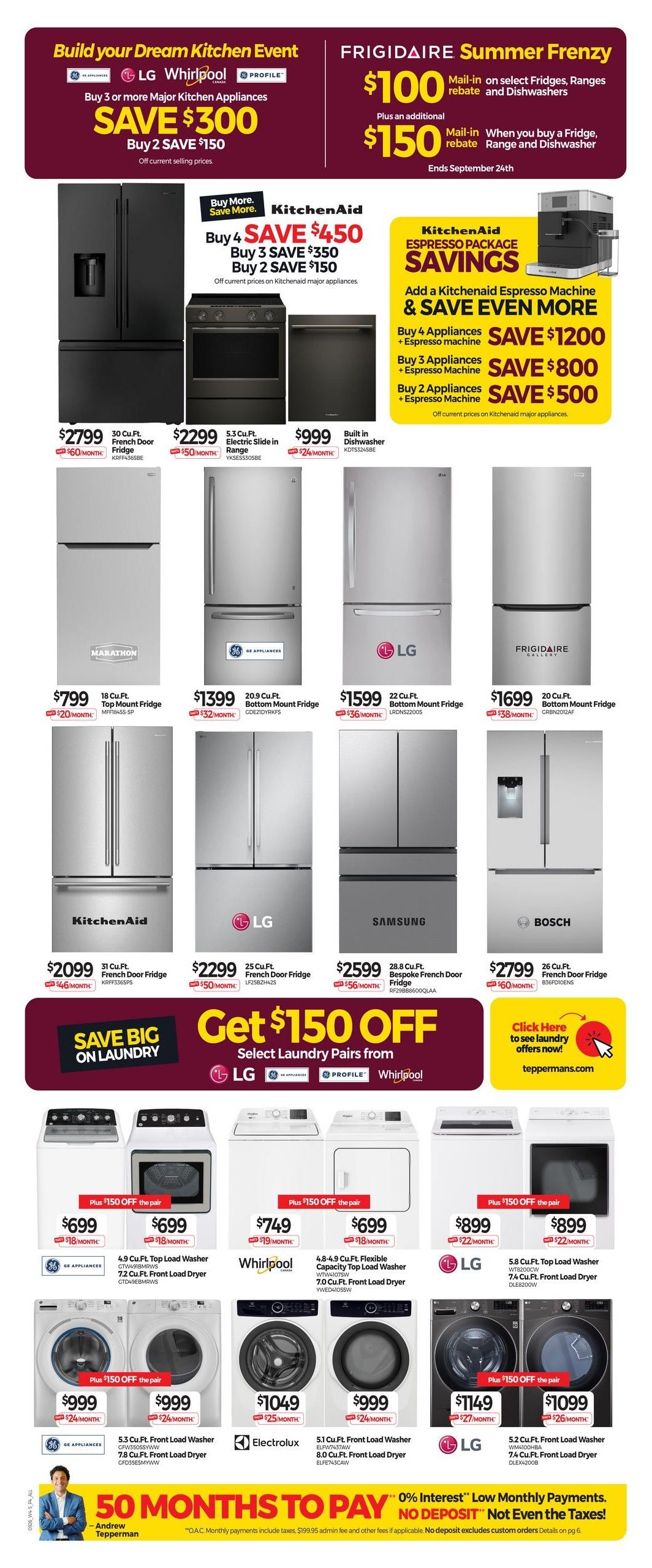 Tepperman's Flyer September 18 to 24