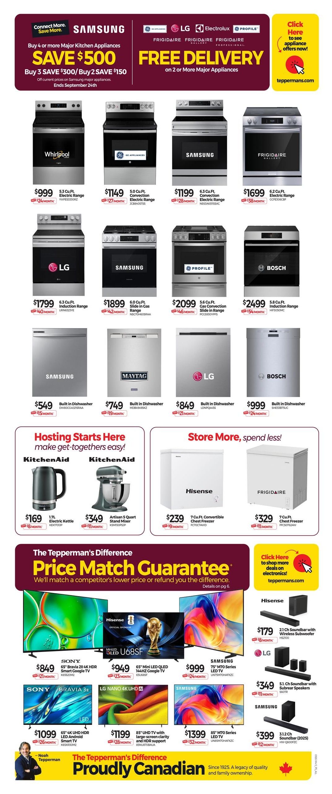 Tepperman's Flyer September 18 to 24