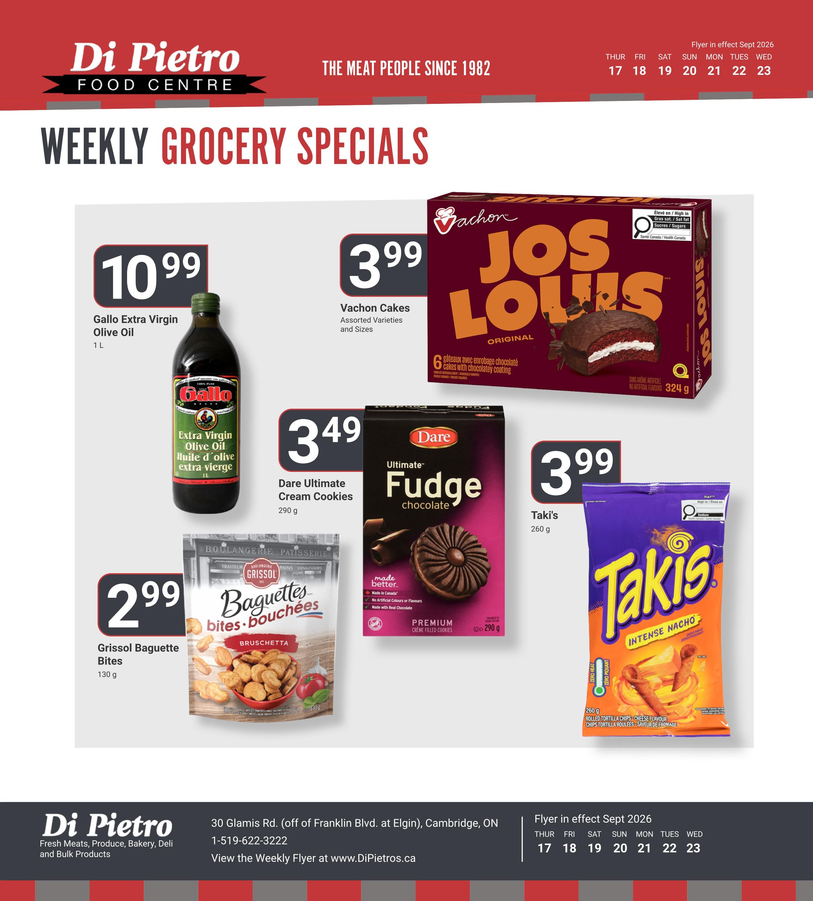 Di Pietro Food Centre Flyer September 17 to 23