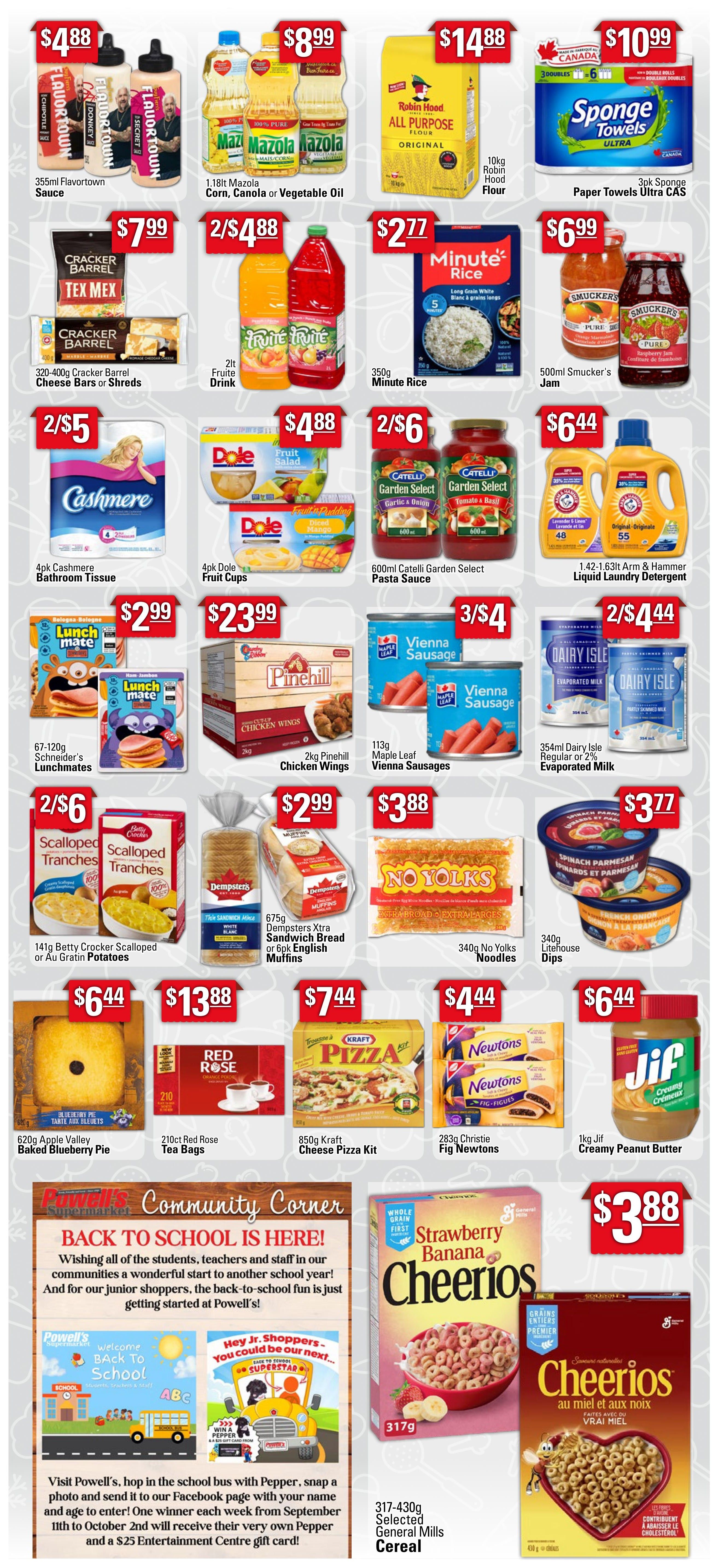 Powell's Supermarket Flyer September 17 to 23