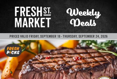 Fresh St. Market Flyer September 18 to 24
