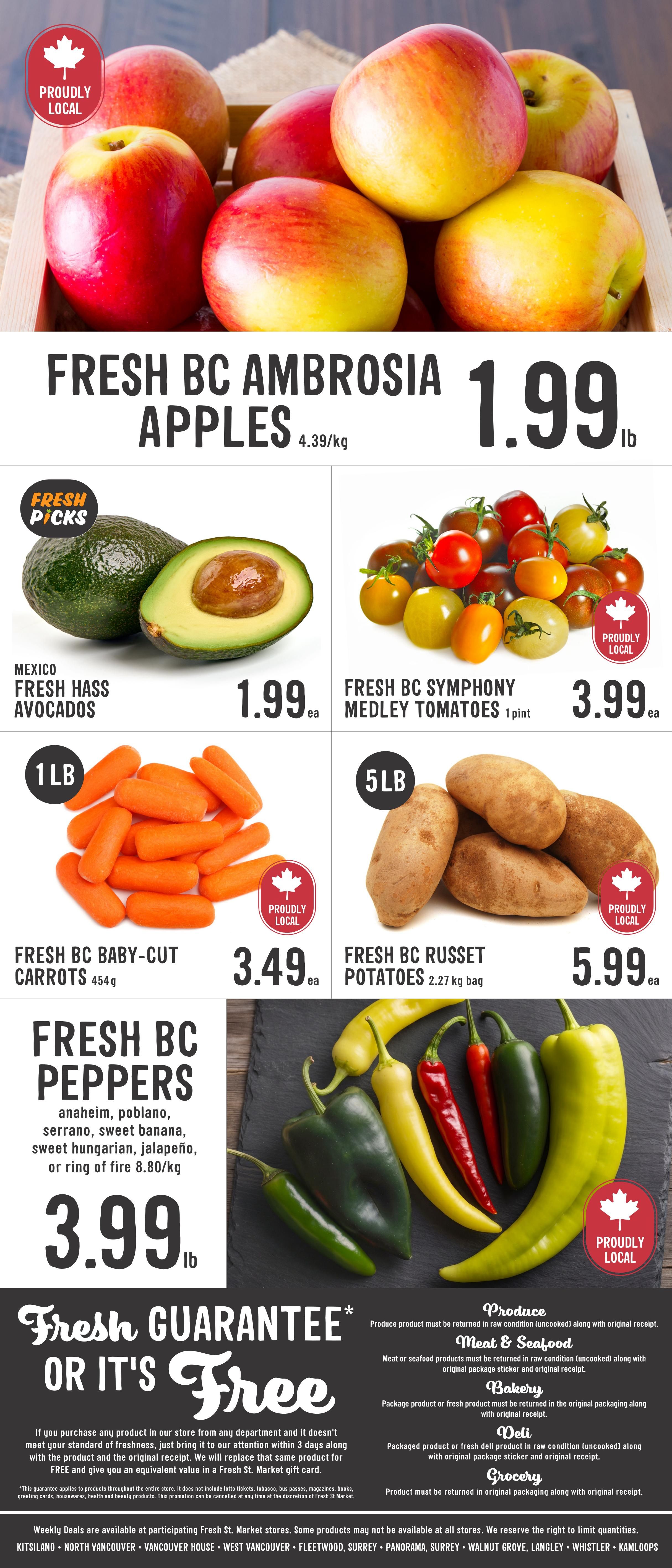 Fresh St. Market Flyer September 18 to 24
