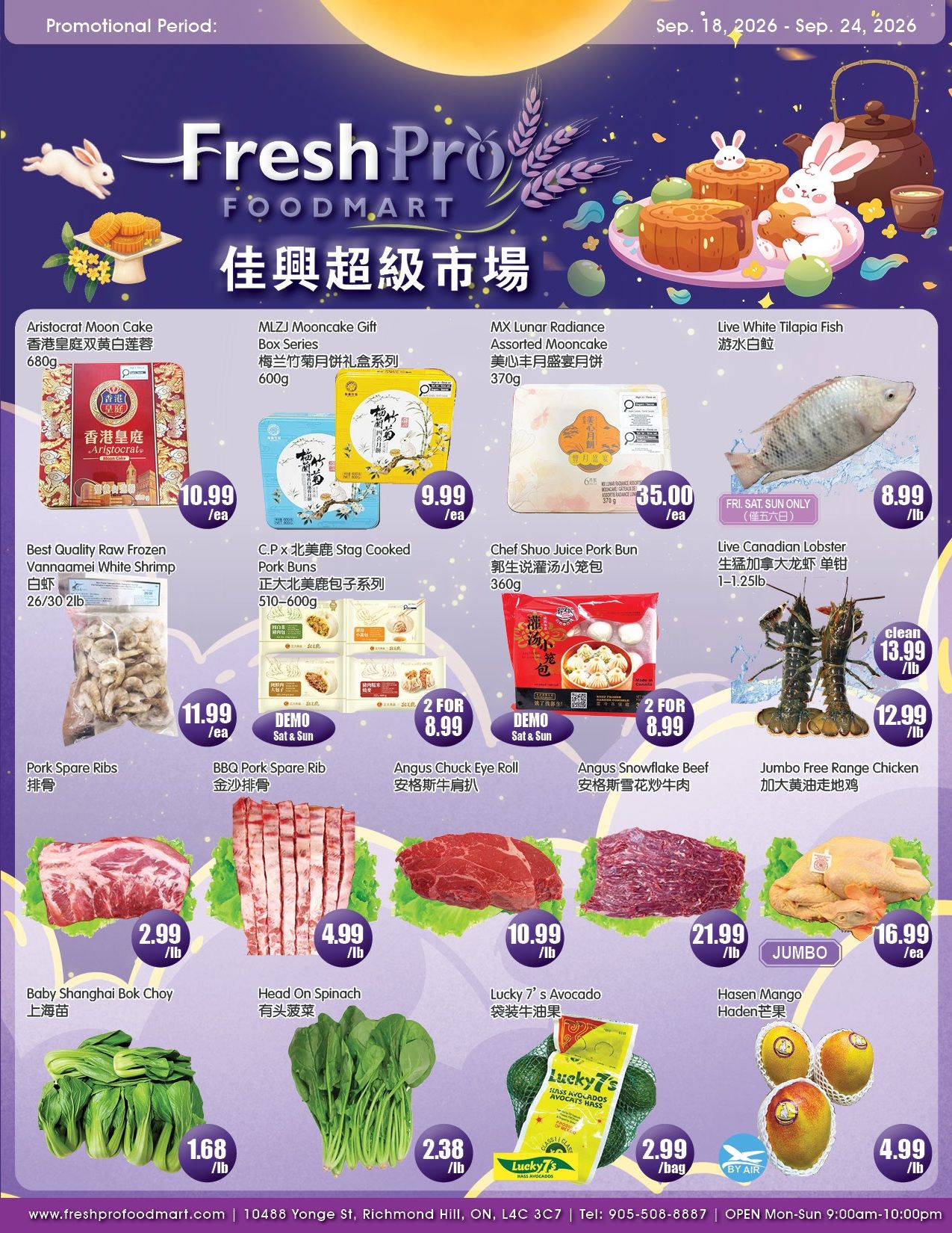 FreshPro Foodmart (Richmond Hill) Flyer September 18 to 24