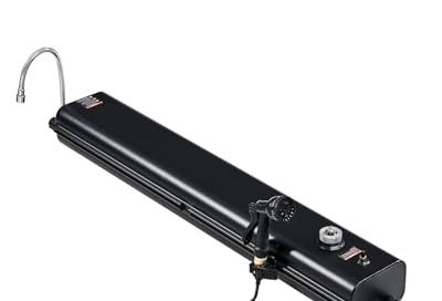 VEVOR Roof Rack Water Tank, 4.5 Gal, Multi-Dispensing Outdoor Tank with 2 Splash-Guard Panels & T-Slot, High-Capacity Aluminum Tank with Pressurization Port, Fit for Trunks, Roll Bars, Crossbars