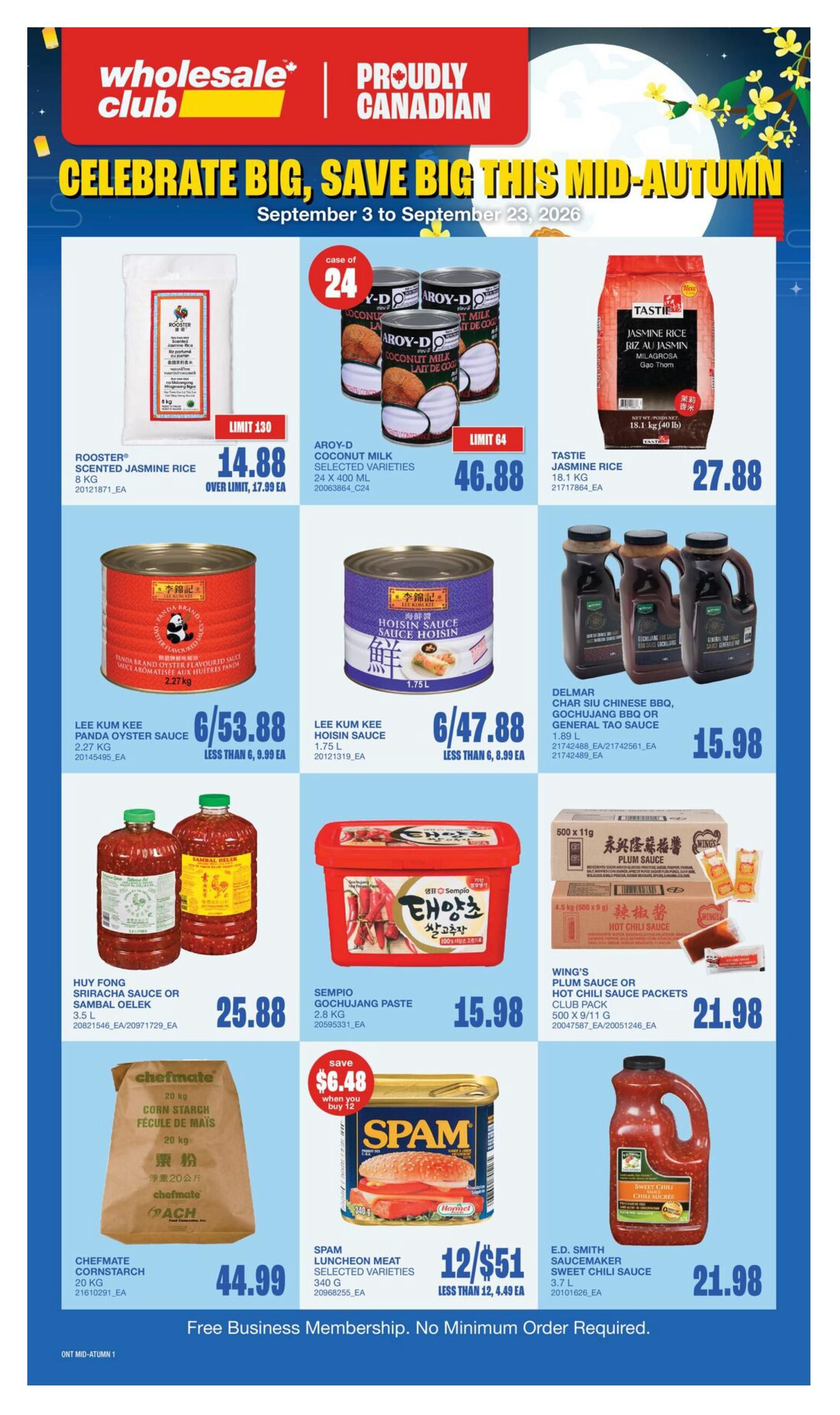 Wholesale Club (ON) Flyer September 17 to 23
