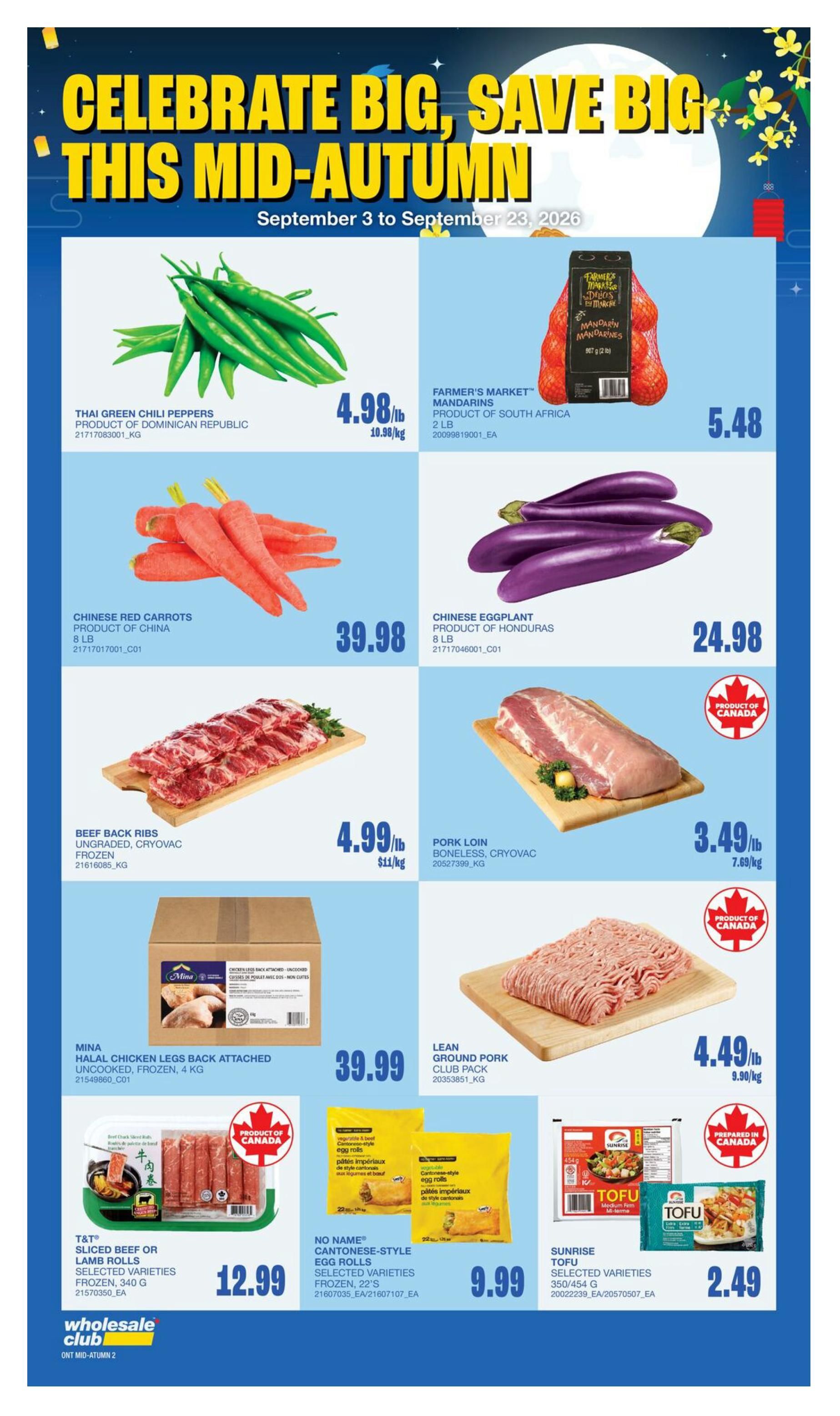 Wholesale Club (ON) Flyer September 17 to 23