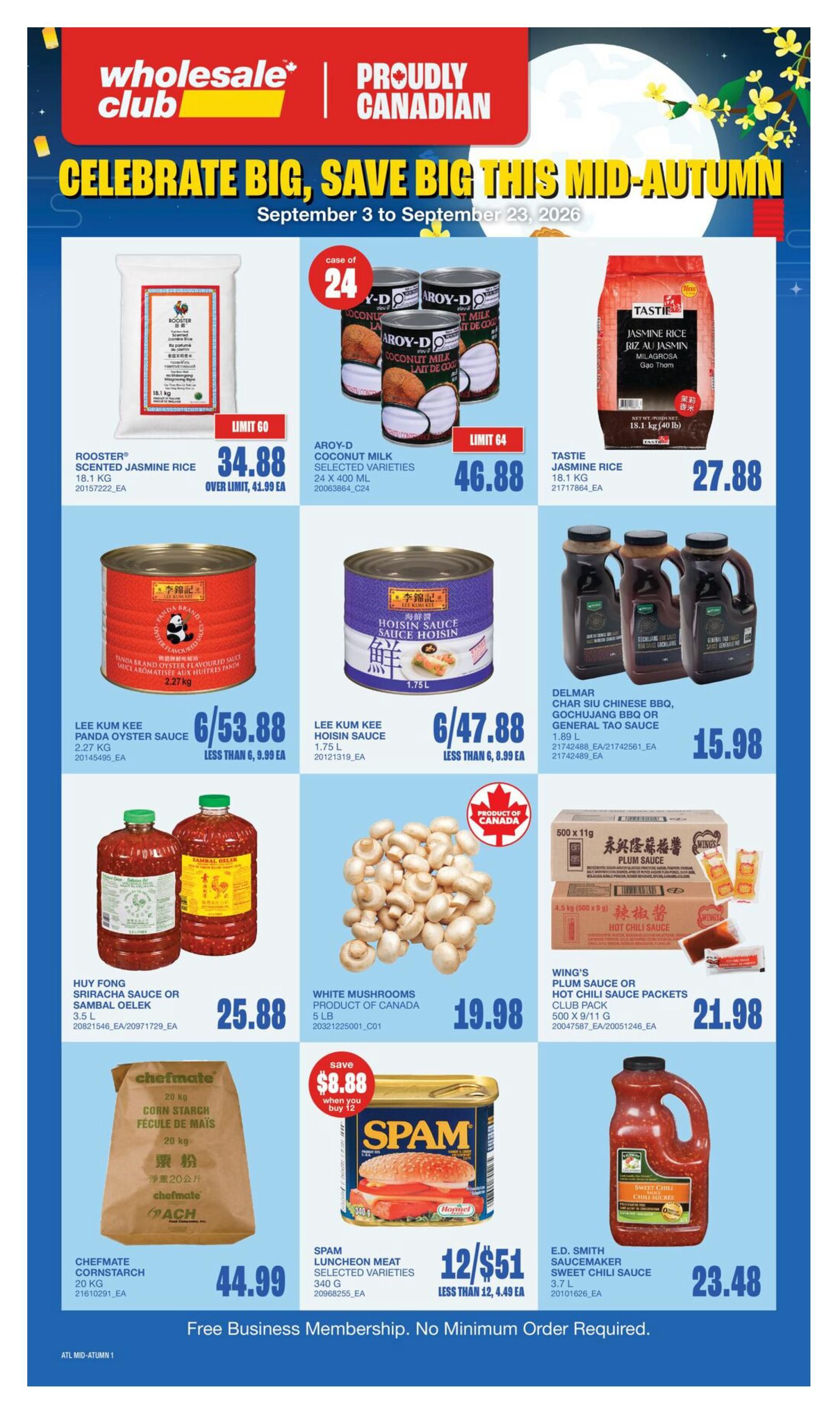Wholesale Club (Atlantic) Flyer September 17 to 23