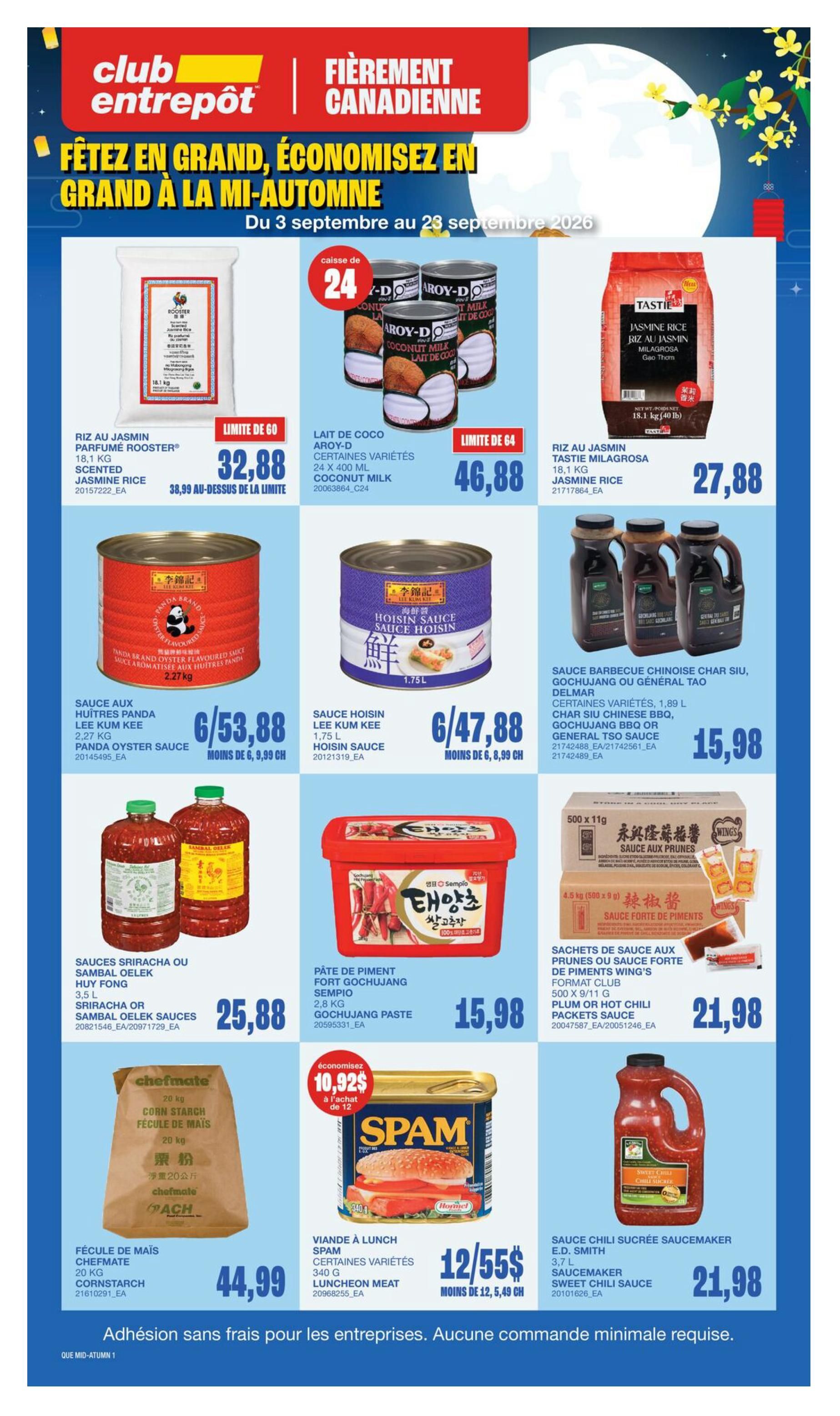 Wholesale Club (QC) Flyer September 17 to 23