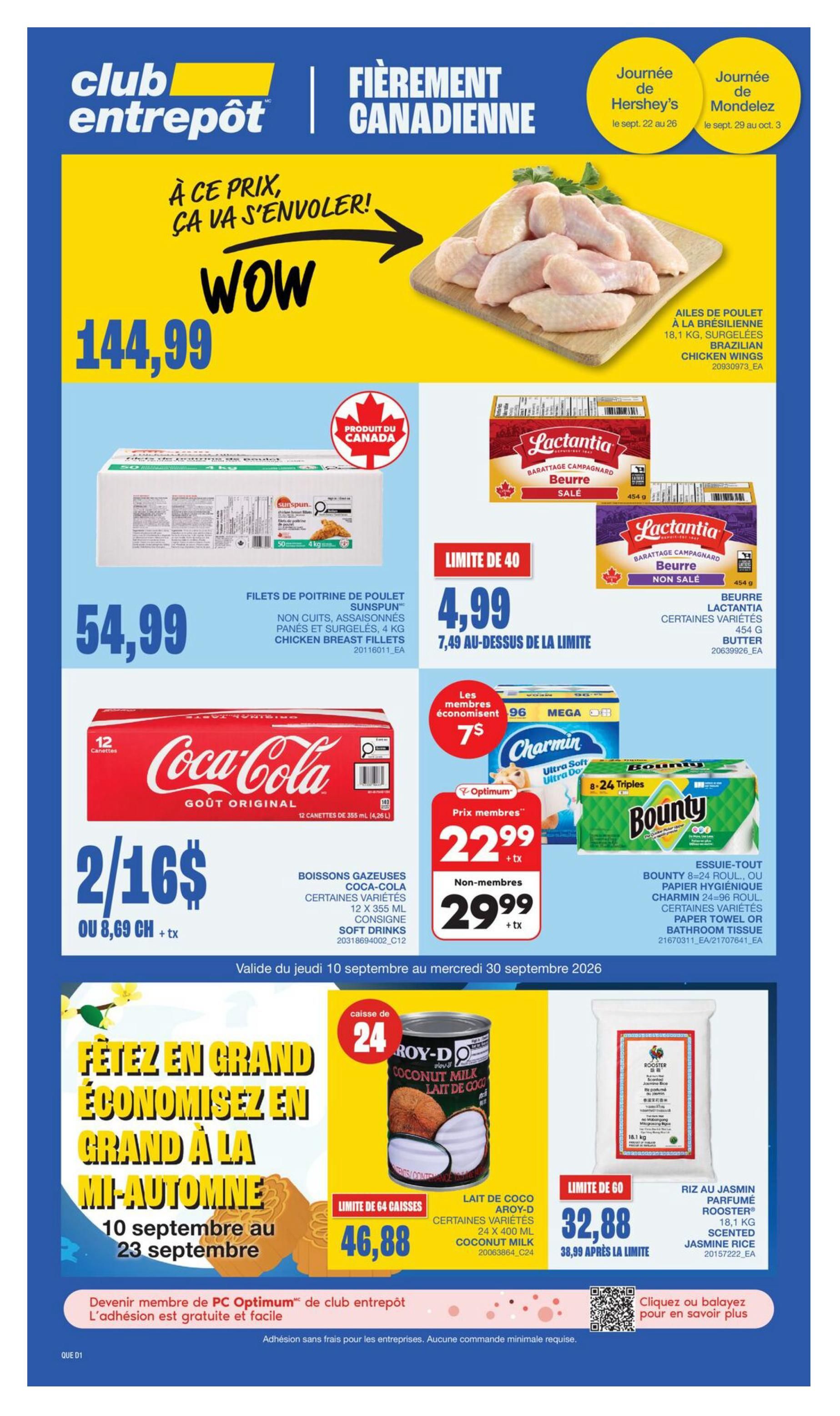 Wholesale Club (QC) Flyer September 17 to 23