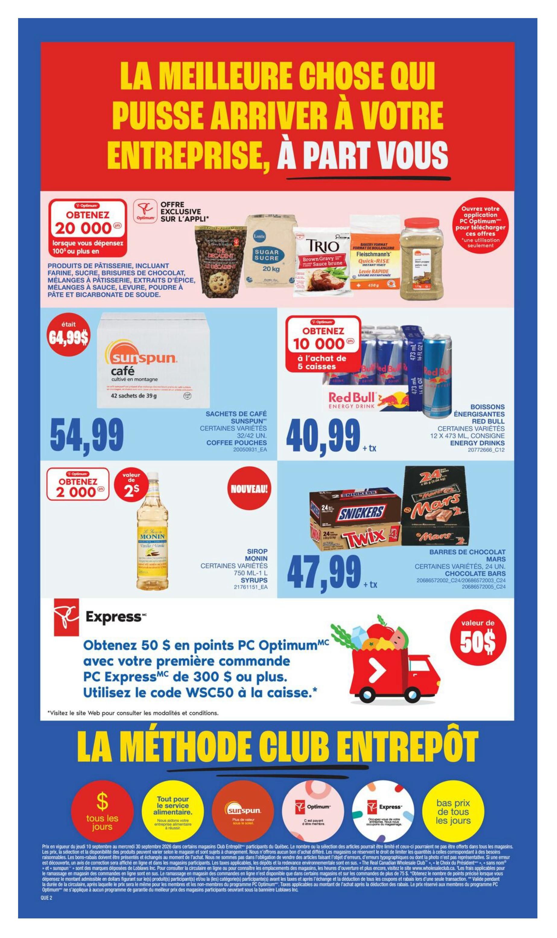 Wholesale Club (QC) Flyer September 17 to 23