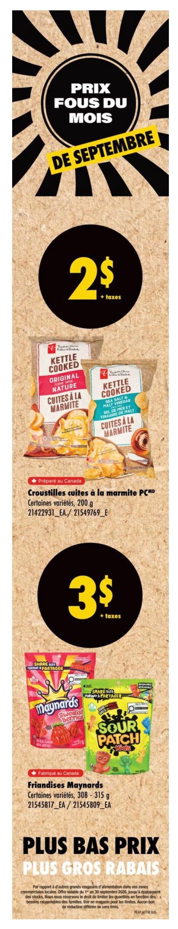 Wholesale Club (QC) Flyer September 17 to 23
