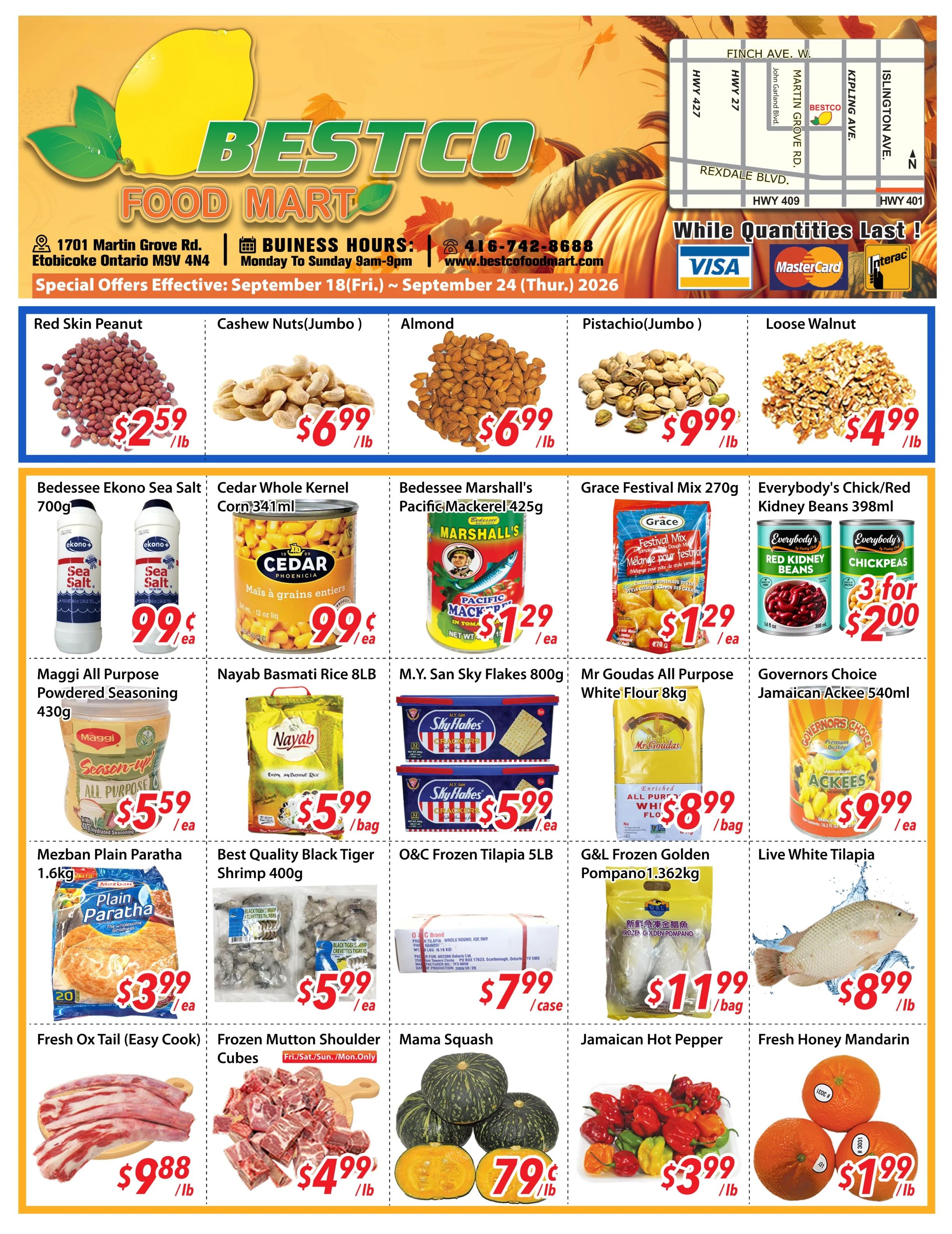 BestCo Food Mart (Etobicoke) Flyer September 18 to 24