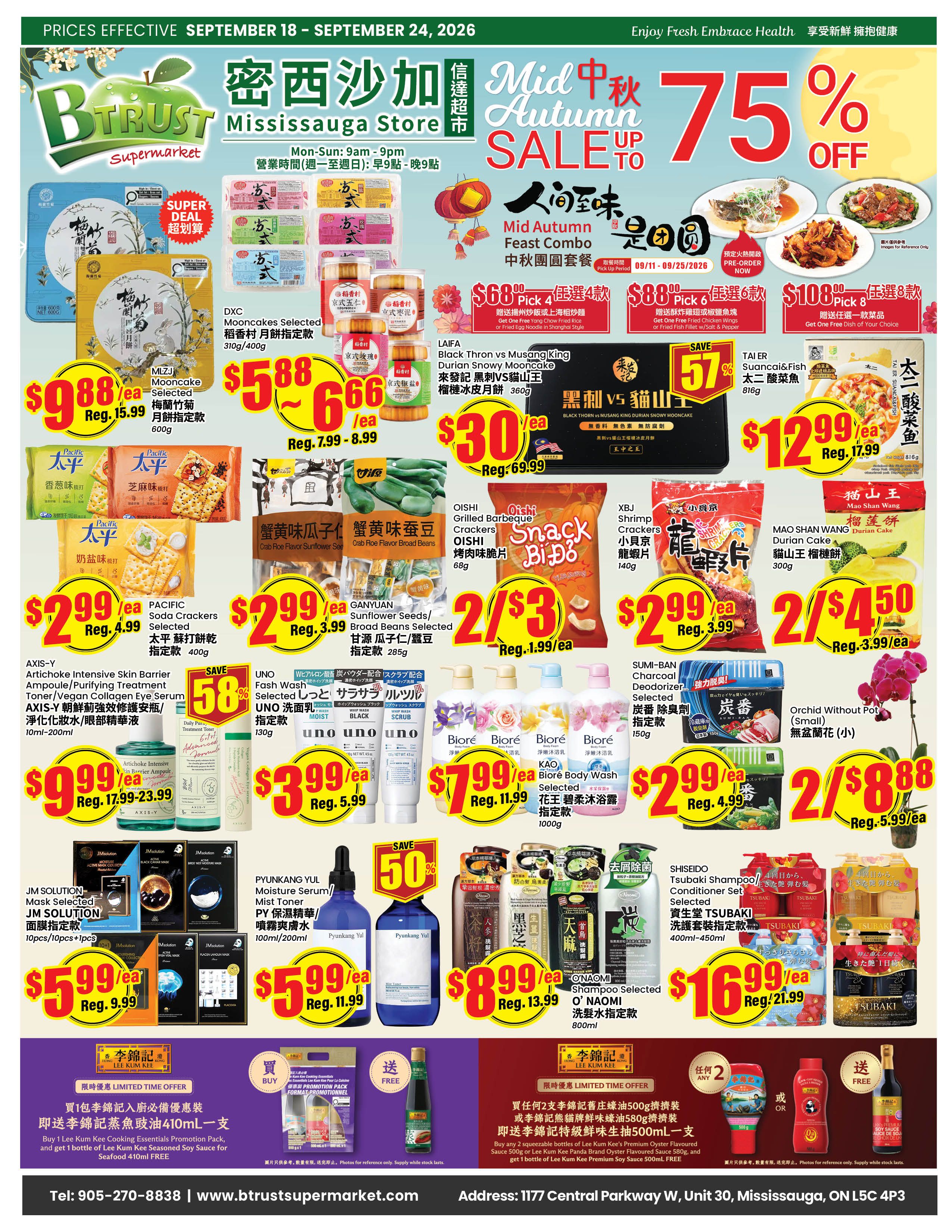 Btrust Supermarket (Mississauga) Flyer September 18 to 24
