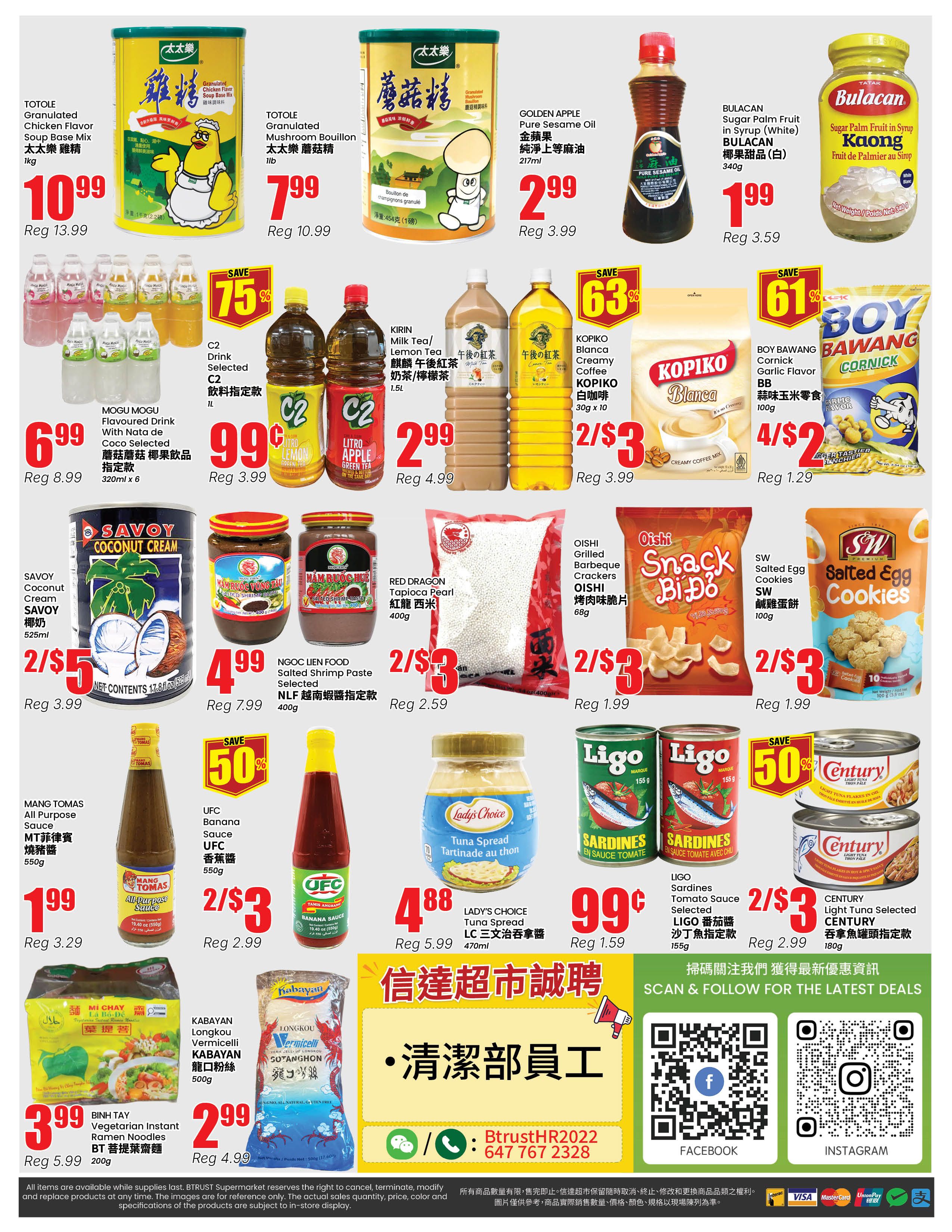 Btrust Supermarket (North York) Flyer September 18 to 24
