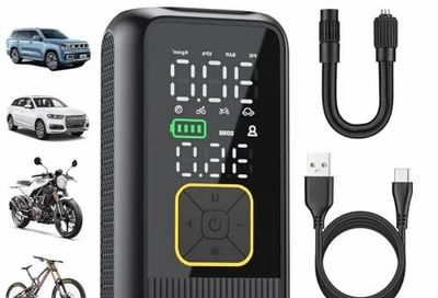 Amazon.ca: Pwperry 150PSI Portable Tire Inflator $24.99
