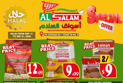 Al-Salam Supermarket Flyer September 17 to 21