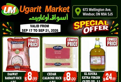 Ugarit Market Flyer September 17 to 21