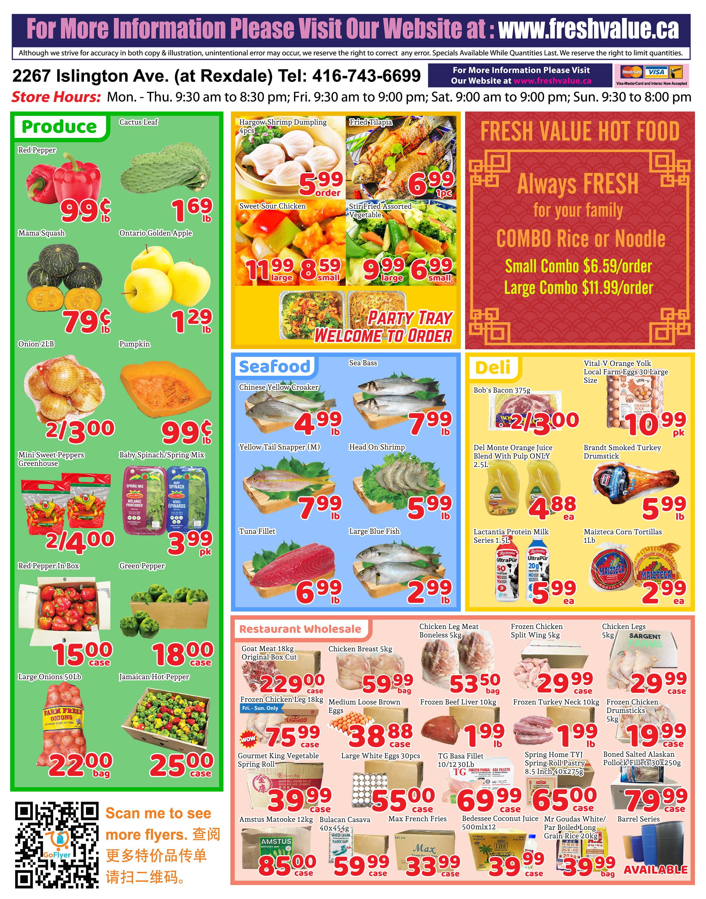 Fresh Value (Etobicoke) Flyer September 18 to 24
