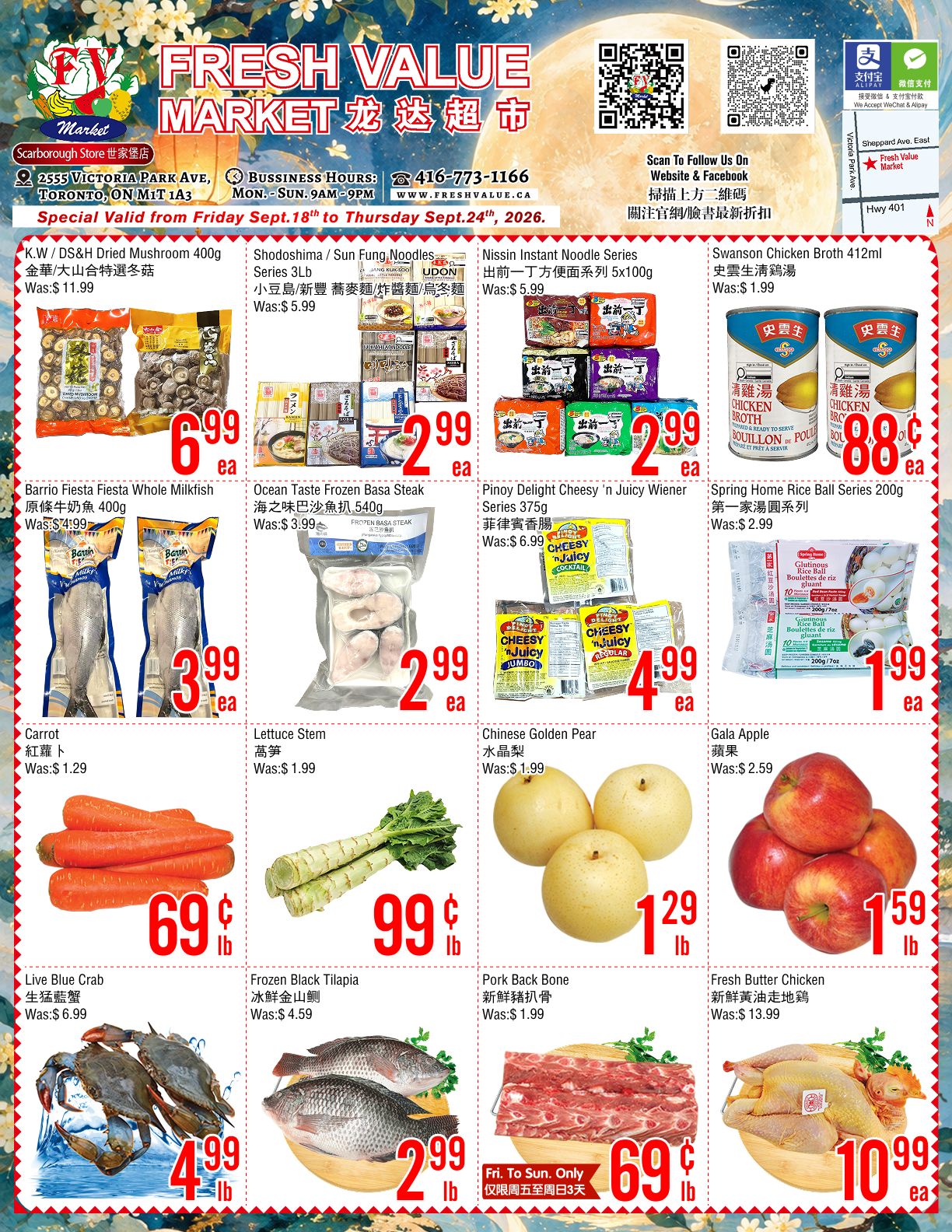 Fresh Value (Scarborough) Flyer September 18 to 24
