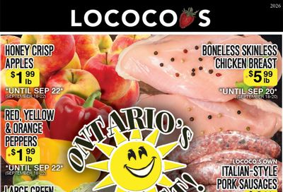 Lococo's Flyer September 18 to 22