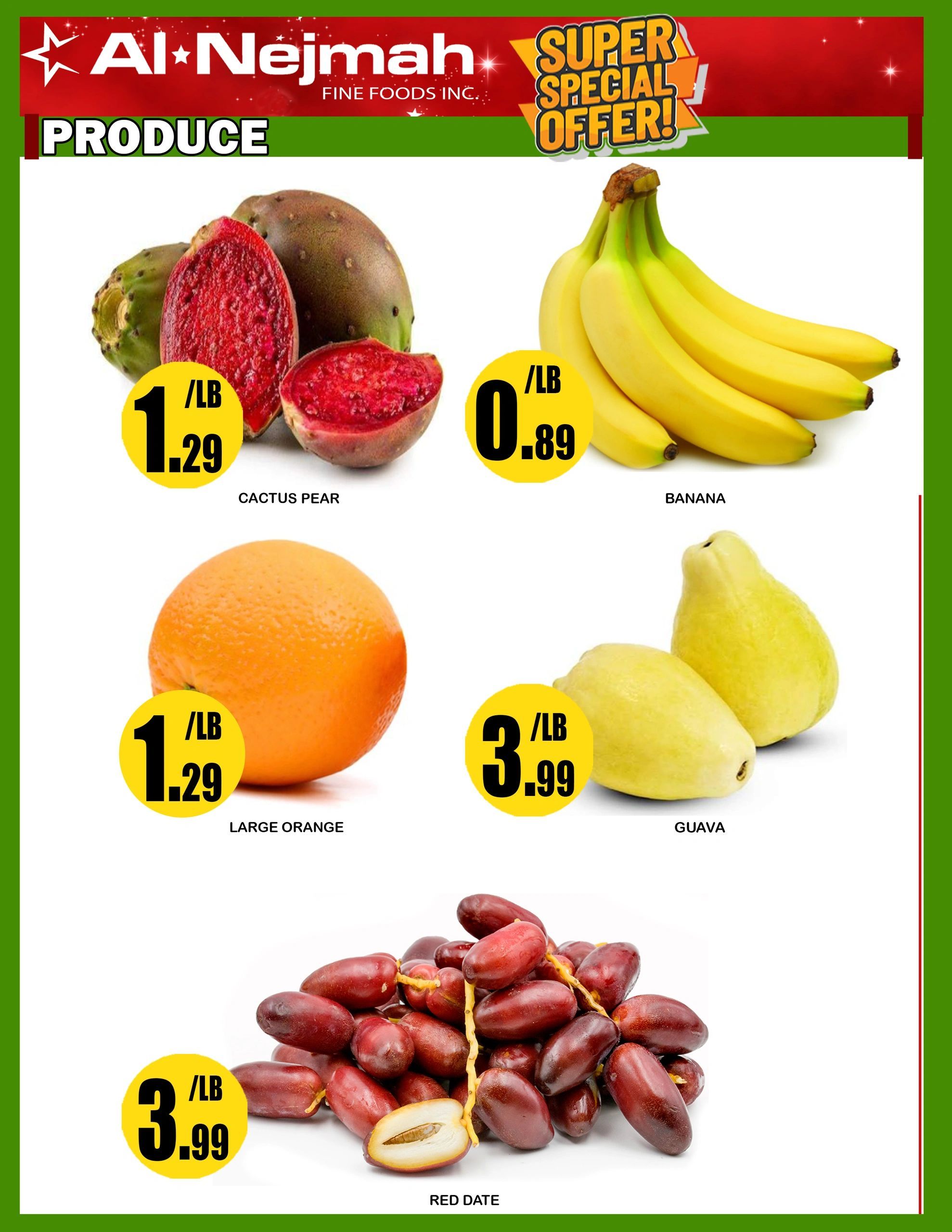 Alnejmah Fine Foods Inc. Flyer September 18 to 24