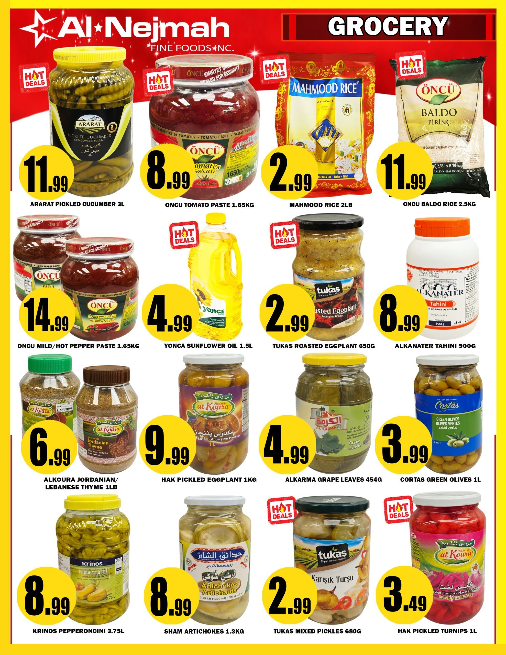 Alnejmah Fine Foods Inc. Flyer September 18 to 24
