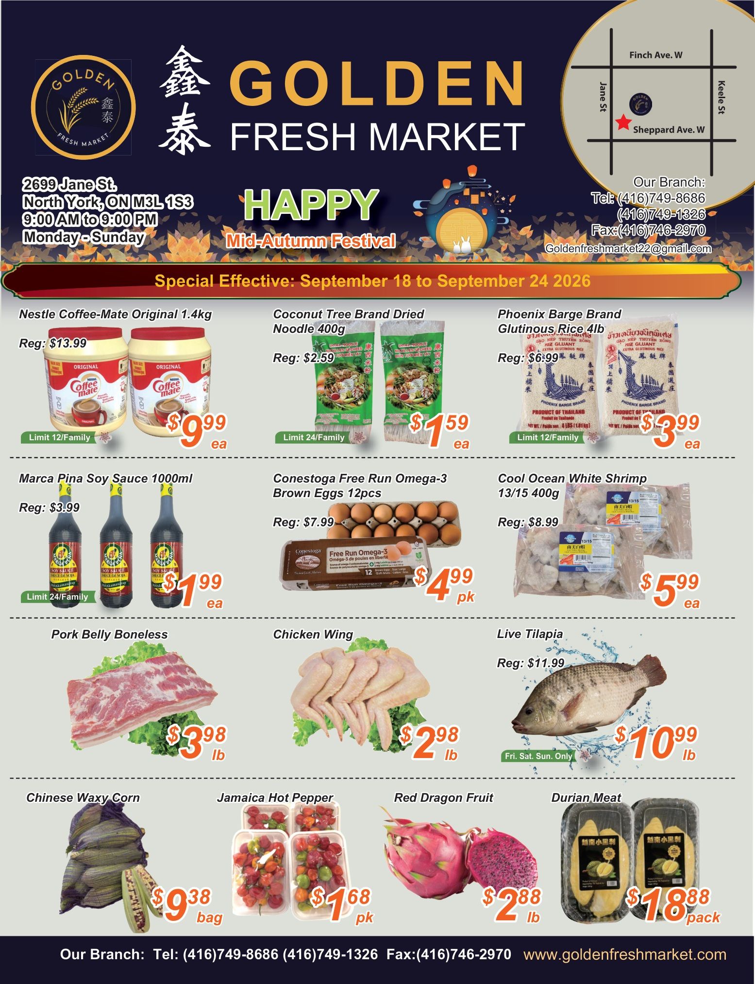 Golden Fresh Market Flyer September 18 to 24