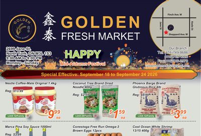 Golden Fresh Market Flyer September 18 to 24