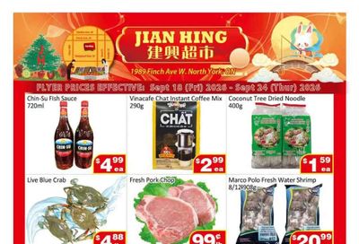 Jian Hing Supermarket (North York) Flyer September 18 to 24