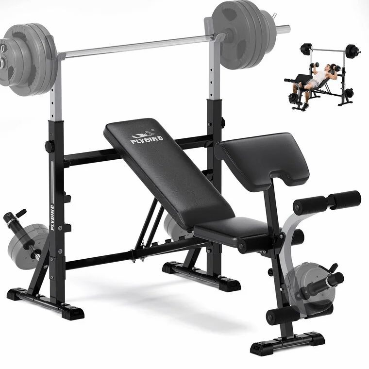 Walmart: FLYBIRD Weight Bench w/ Rack + Preacher Curl + Leg Developer – $199.99 after $100 coupon Walmart: FLYBIRD Weight Bench w/ Rack + Preacher Curl + Leg Developer – $199.99 after $100 coupon