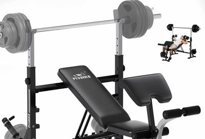 Walmart: FLYBIRD Weight Bench w/ Rack + Preacher Curl + Leg Developer – $199.99 after $100 coupon