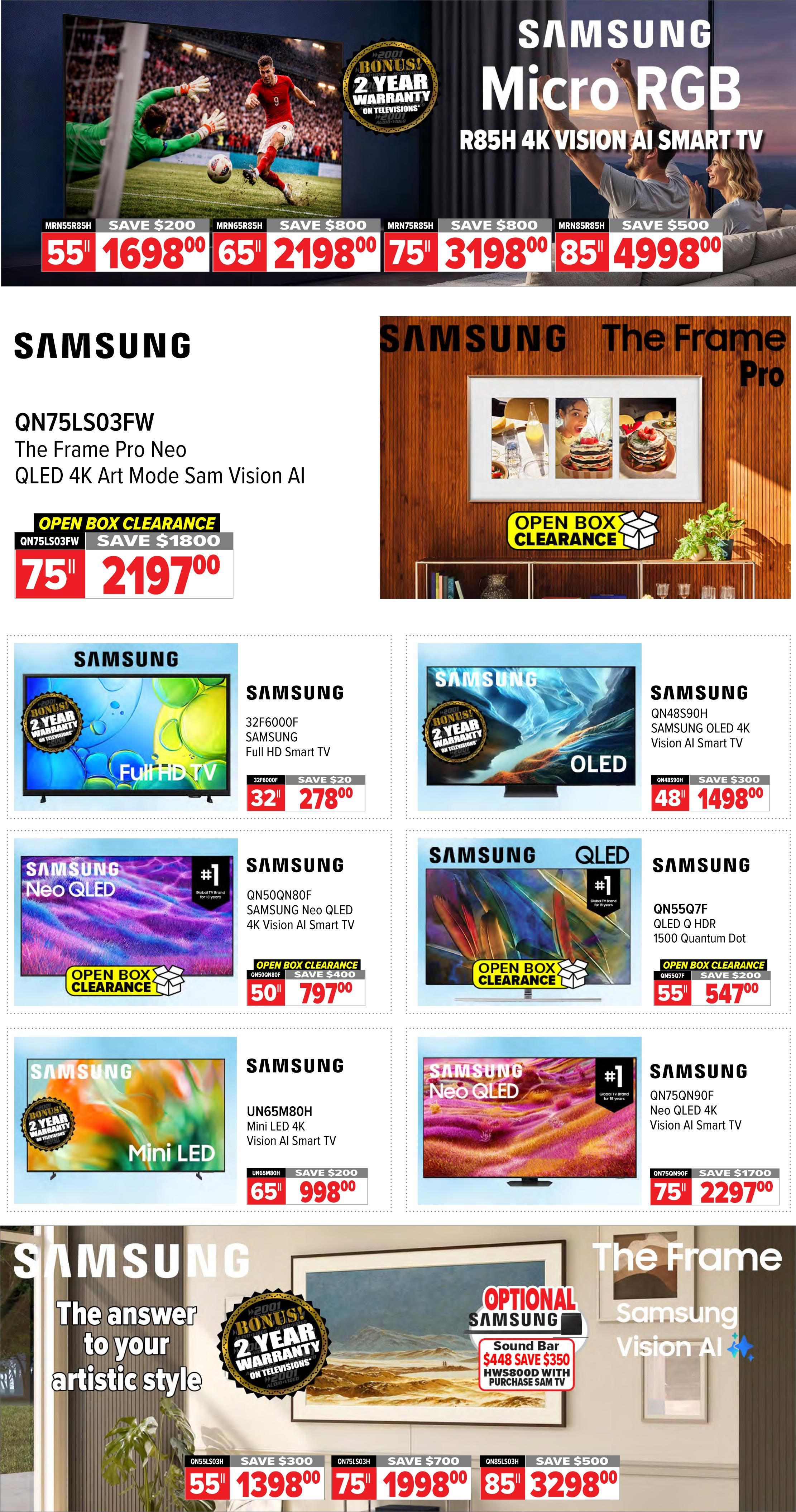 2001 Audio Video Flyer September 18 to 24