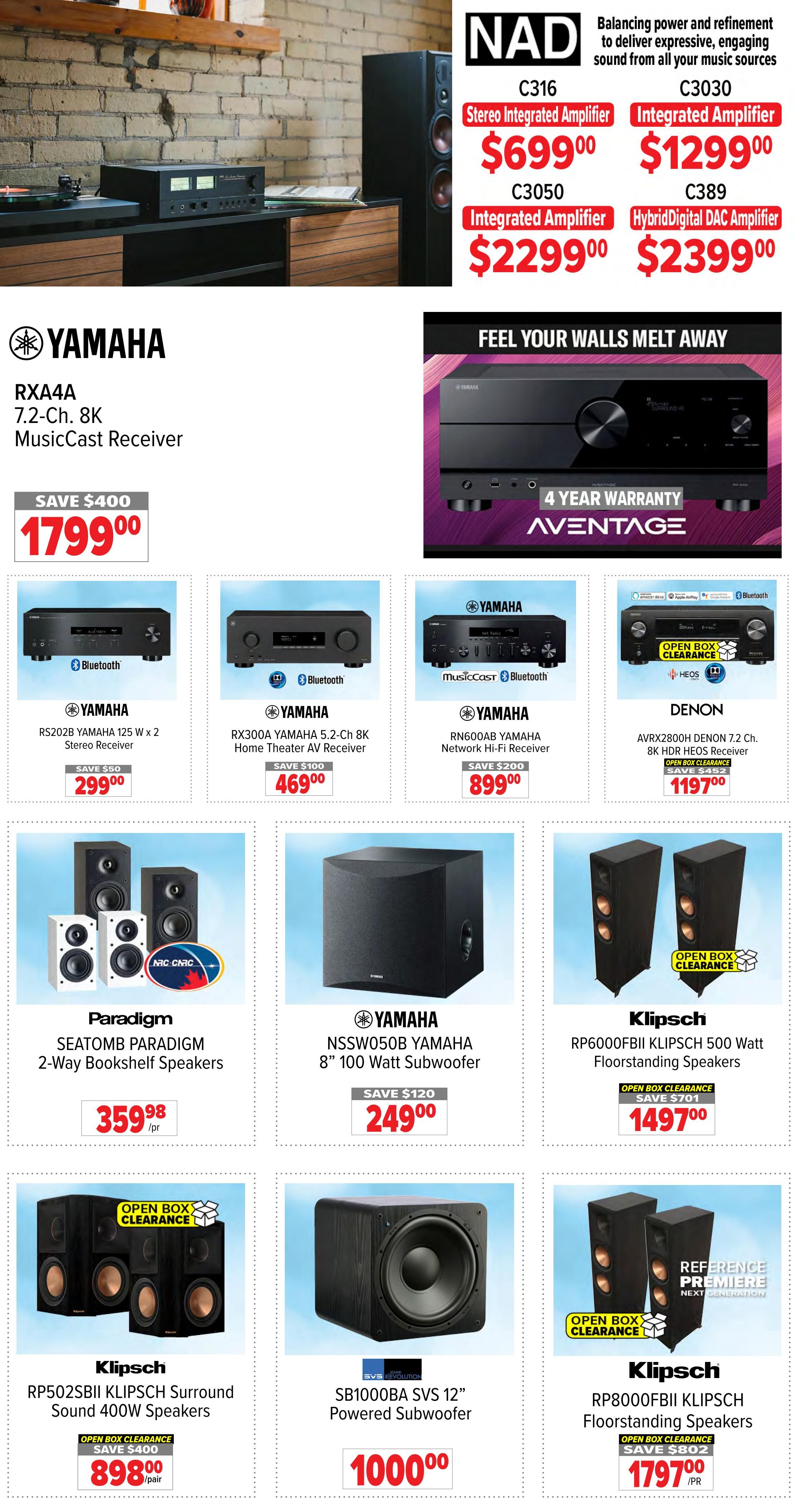 2001 Audio Video Flyer September 18 to 24