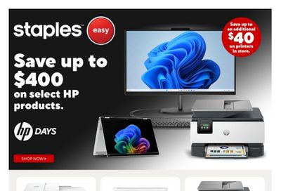 Staples Flyer September 18 to 24