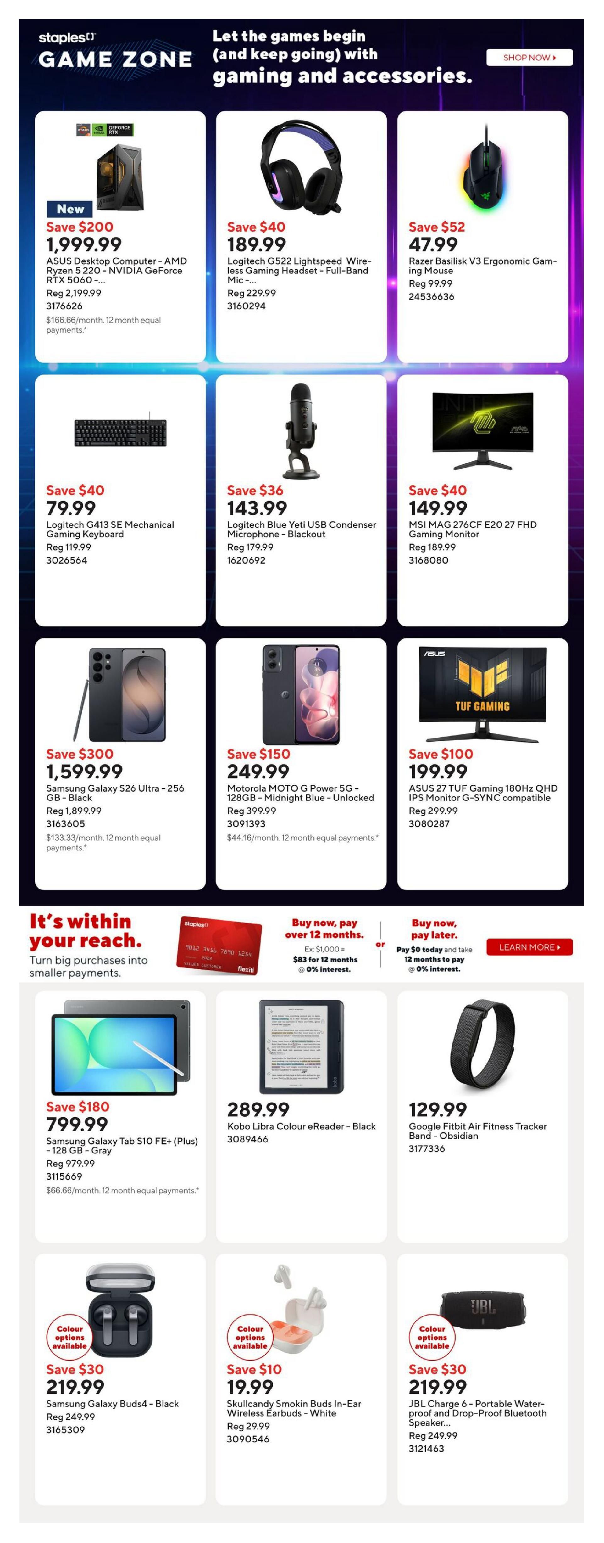 Staples Flyer September 18 to 24