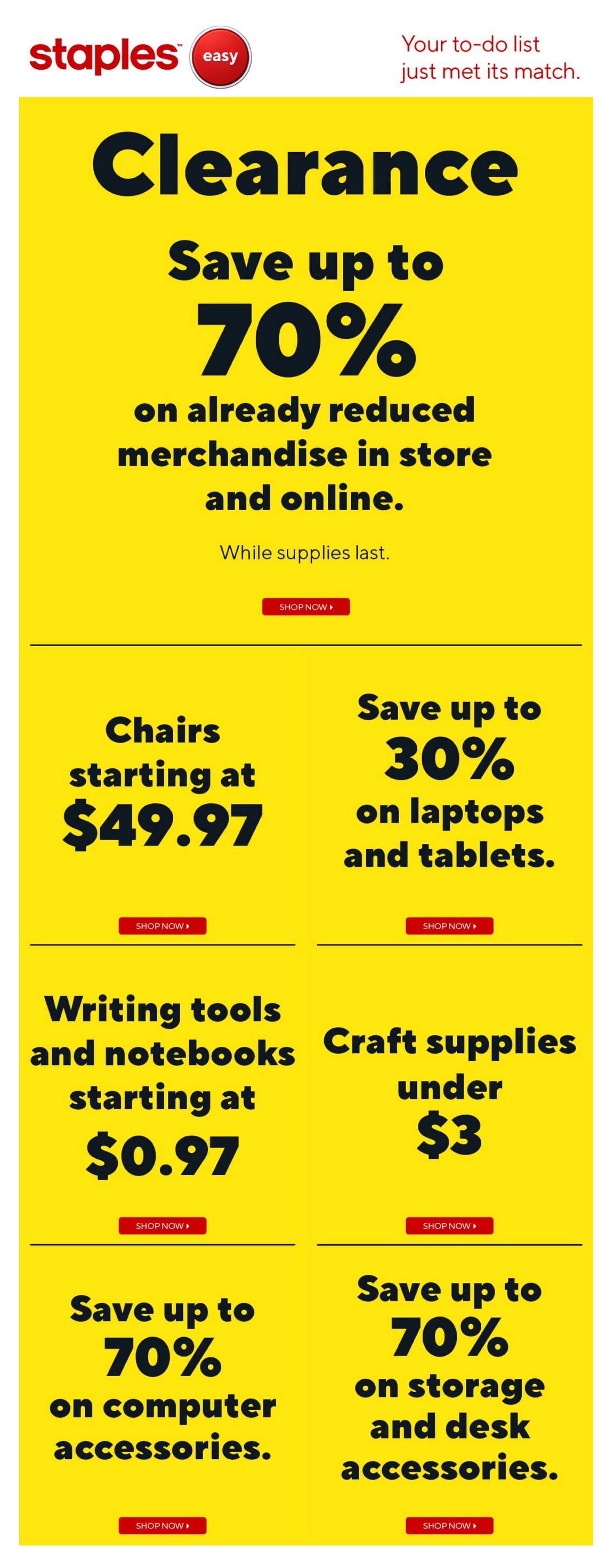 Staples Flyer September 18 to 24