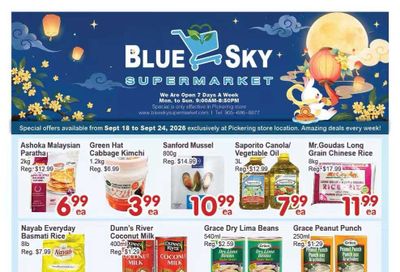 Blue Sky Supermarket (Pickering) Flyer September 18 to 24