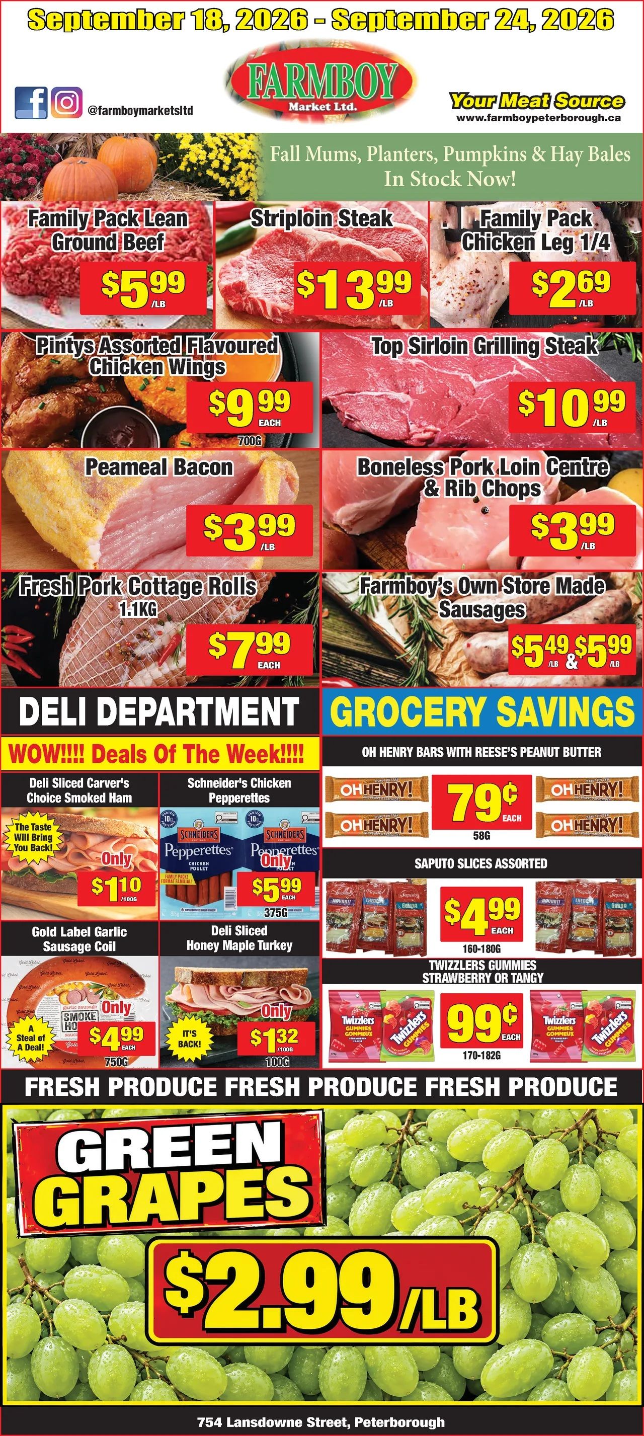 Farmboy Peterborough Flyer September 18 to 24