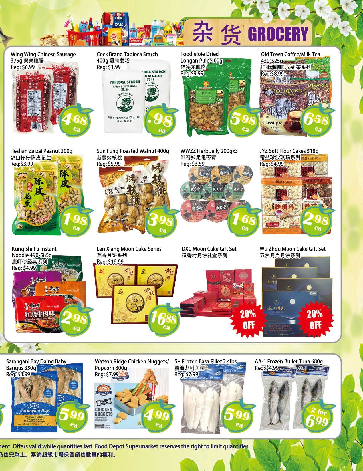 Food Depot Supermarket Flyer September 18 to 24