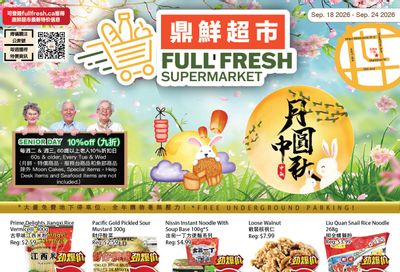 Full Fresh Supermarket Flyer September 18 to 24