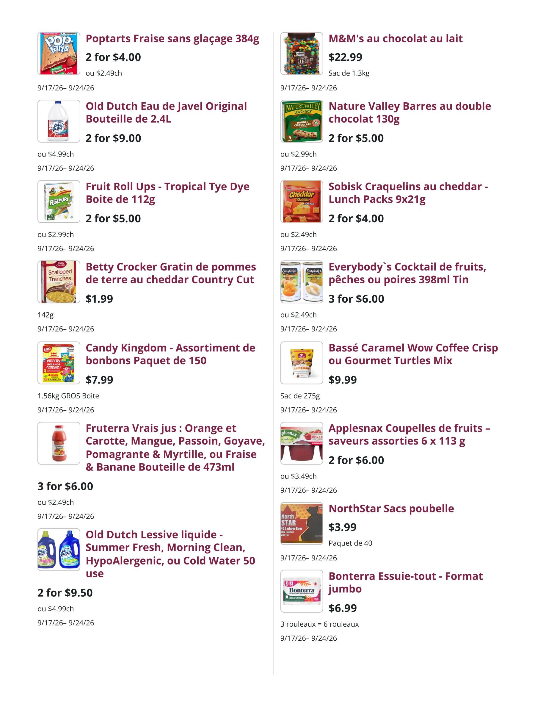 Mike Dean Local Grocer Flyer September 17 to 24