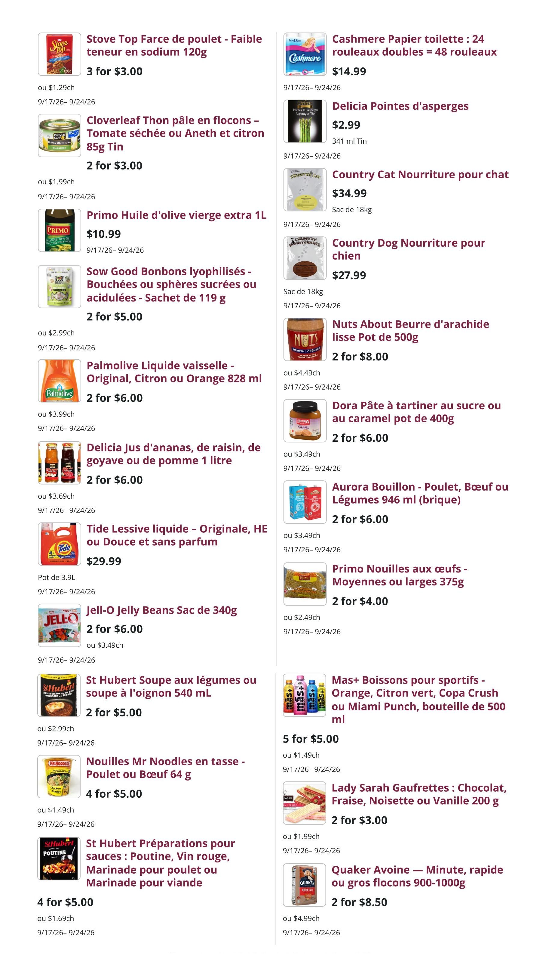 Mike Dean Local Grocer Flyer September 17 to 24