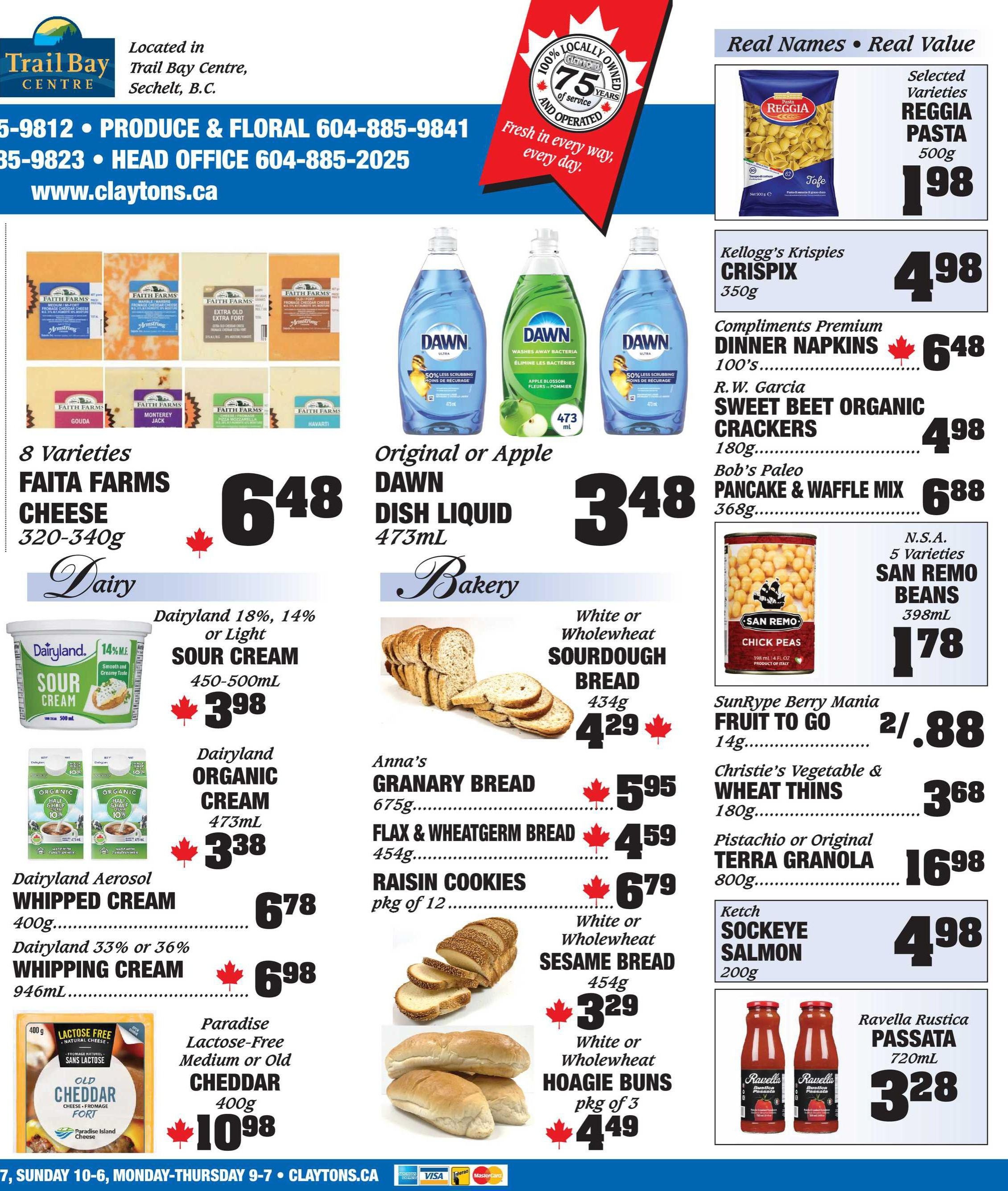 Claytons Heritage Market Flyer September 18 to 24