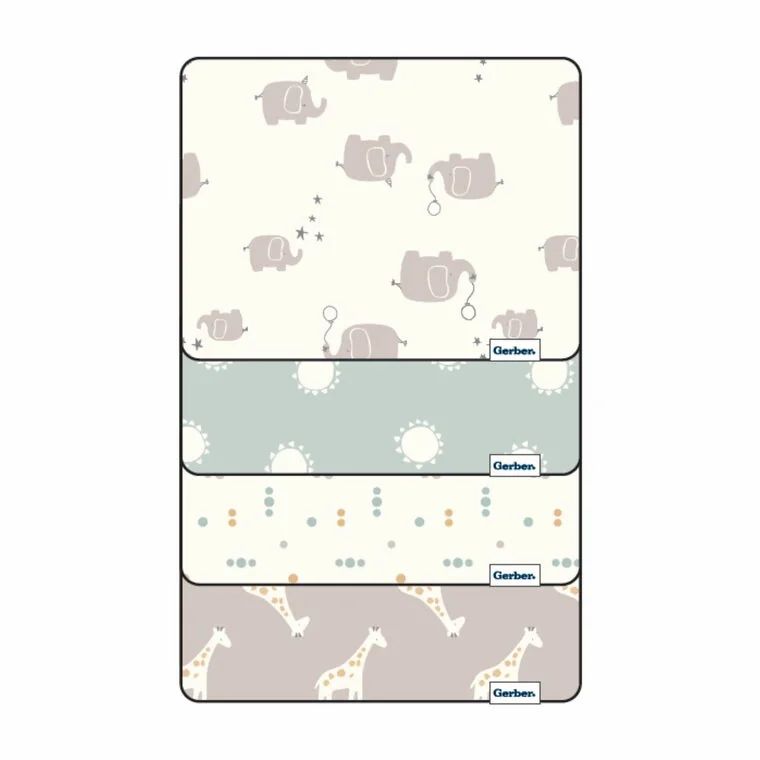 Walmart: Gerber 4PK Flannel Rreceiving Blankets Safari $3.00 (reg. $24.67)
