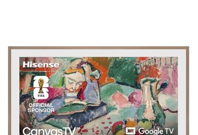 Hisense 85S7N-85 inch CanvasTV™ 4K QLED Google TV with Art Mode, DTS Virtual:X, Dolby Vision/HDR10/HDR10+/HLG, 144Hz Refresh Rate, Game Mode PRO and Voice Control (2026 Model)
