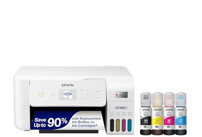 Epson EcoTank ET-2803 Wireless Color All-in-One Supertank Printer