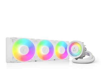 Arctic Liquid Freezer III Pro 360 A-RGB - Liquid Cooling PC, AIO for CPU, 3x120mm, Radiator 38mm, PWM Pump, VRM Fan, AMD AM5/AM4, Intel LGA1851/1700 Contact Frame - White