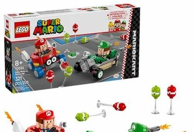 Amazon.ca: LEGO Super Mario: Baby Mario vs Baby Luigi (Mario Kart) - 321 pieces - $19.97