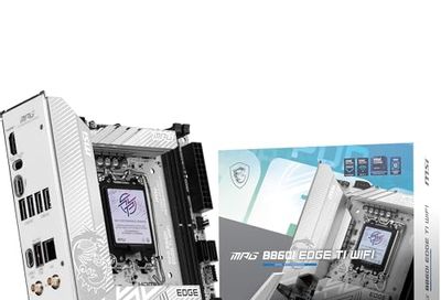 MSI MPG B860I Edge TI WiFi Motherboard, IATX - Supports Intel Core Ultra Processors (Series 2), LGA 1851 - DDR5 Memory Boost (8600 MT/s MAX), PCIe 5.0 x16, M.2 Gen5, 2.5G LAN, WI-FI 7
